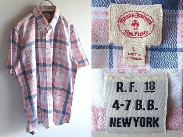 Brooks Brothers Red Fleece チェック BDシャツ L - メルカリ