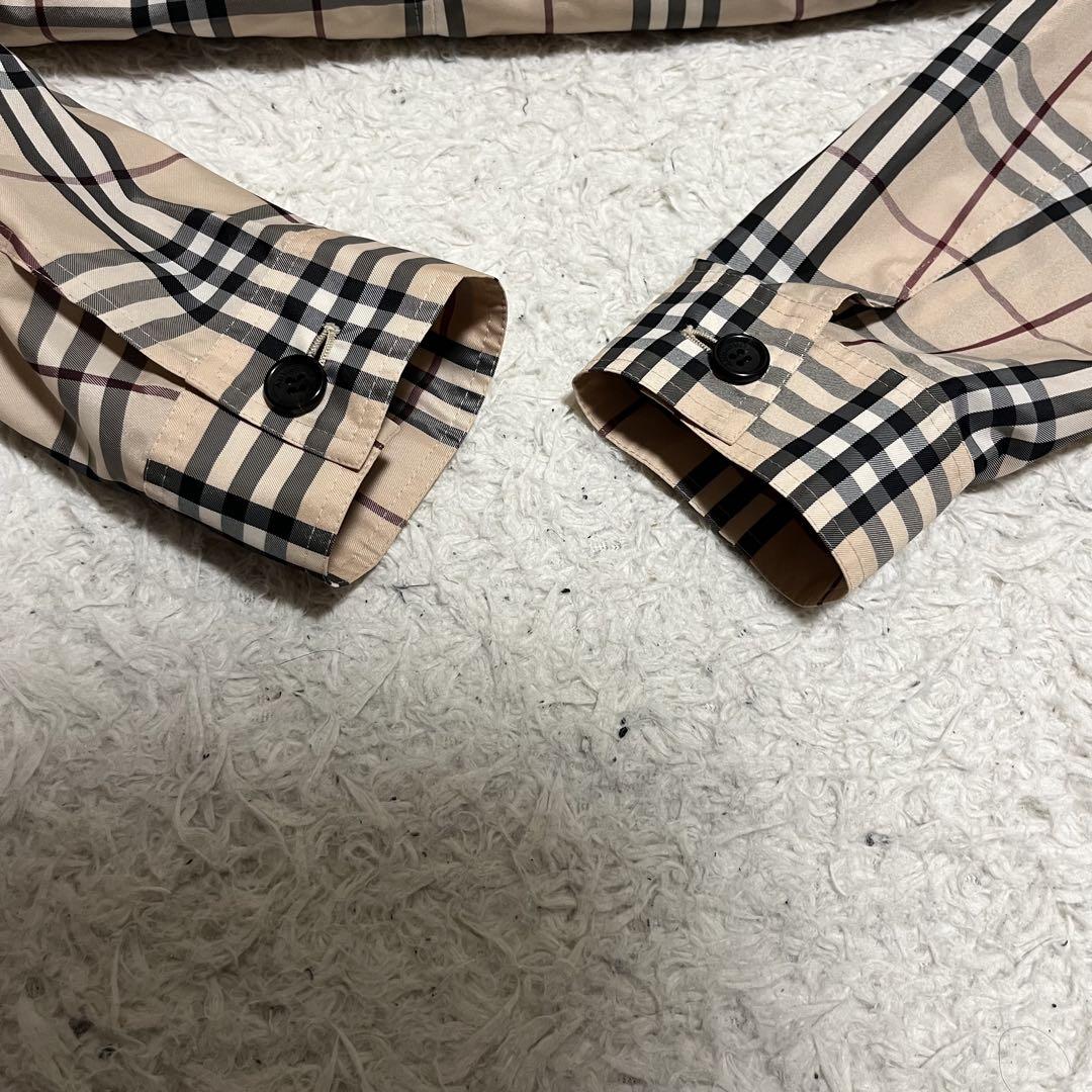 バーバリー✨ジャケット　ブルゾン　ノバチェック　Lサイズ　大きいサイズ 美品 大きいサイズ BURBERRY キルティングジャケット ノバ