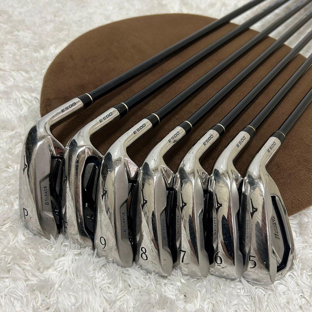 レディース☆7本セット ミズノ JPX E500 アイアン 5-Aw 初心者 JPX 925 HOT METAL アイアン 5本組(No.6～9、PW)(22 MFUSION i