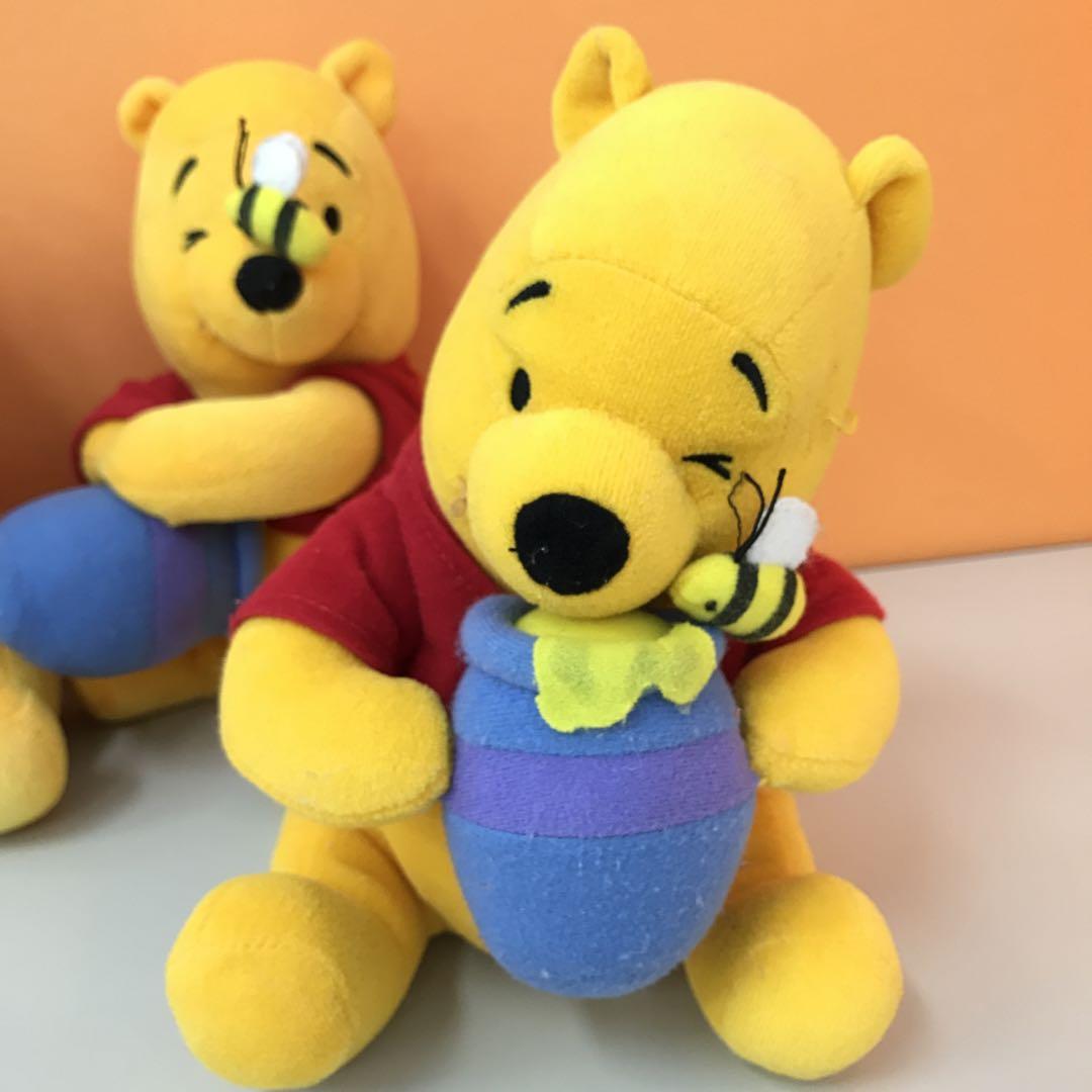 希少 くまのプーさん ぬいぐるみ 表情4パターン まとめ売り