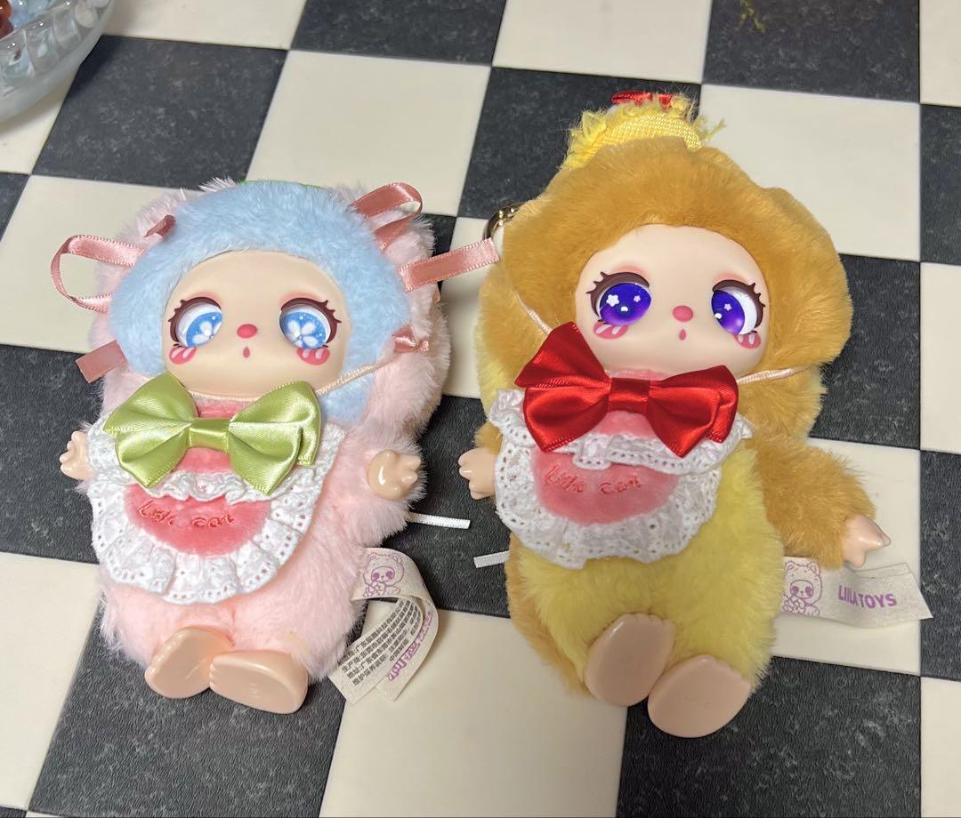 リラちゃん ぬいぐるみセット（茶色・ピンク） - メルカリ