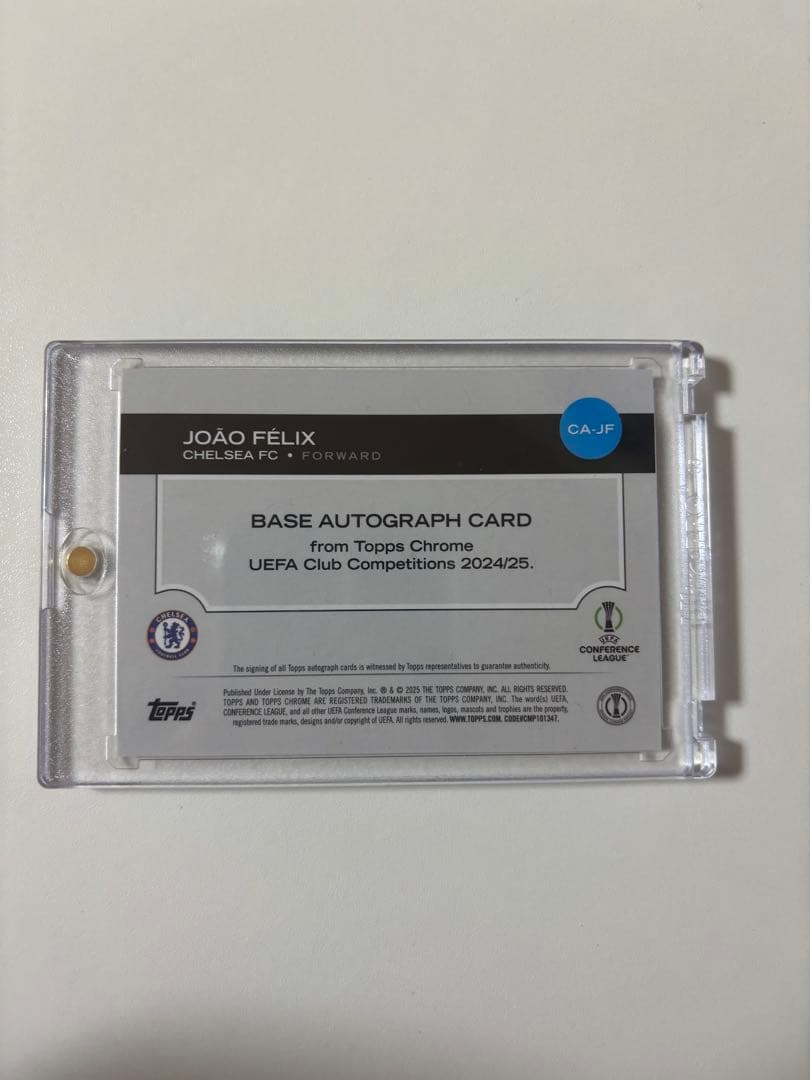 Topps Chrome UCCJoaoFelix 直筆サイン 1 10シリアル目立った傷や汚れなし UP786_INFO