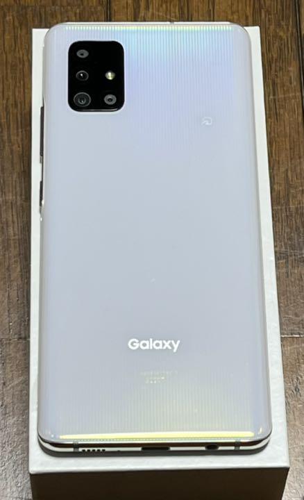 サロン専売 Galaxy 128GB au SIMロック解除済 Dn6PR-m43855232799 A51 5G ホワイト 高品質得価