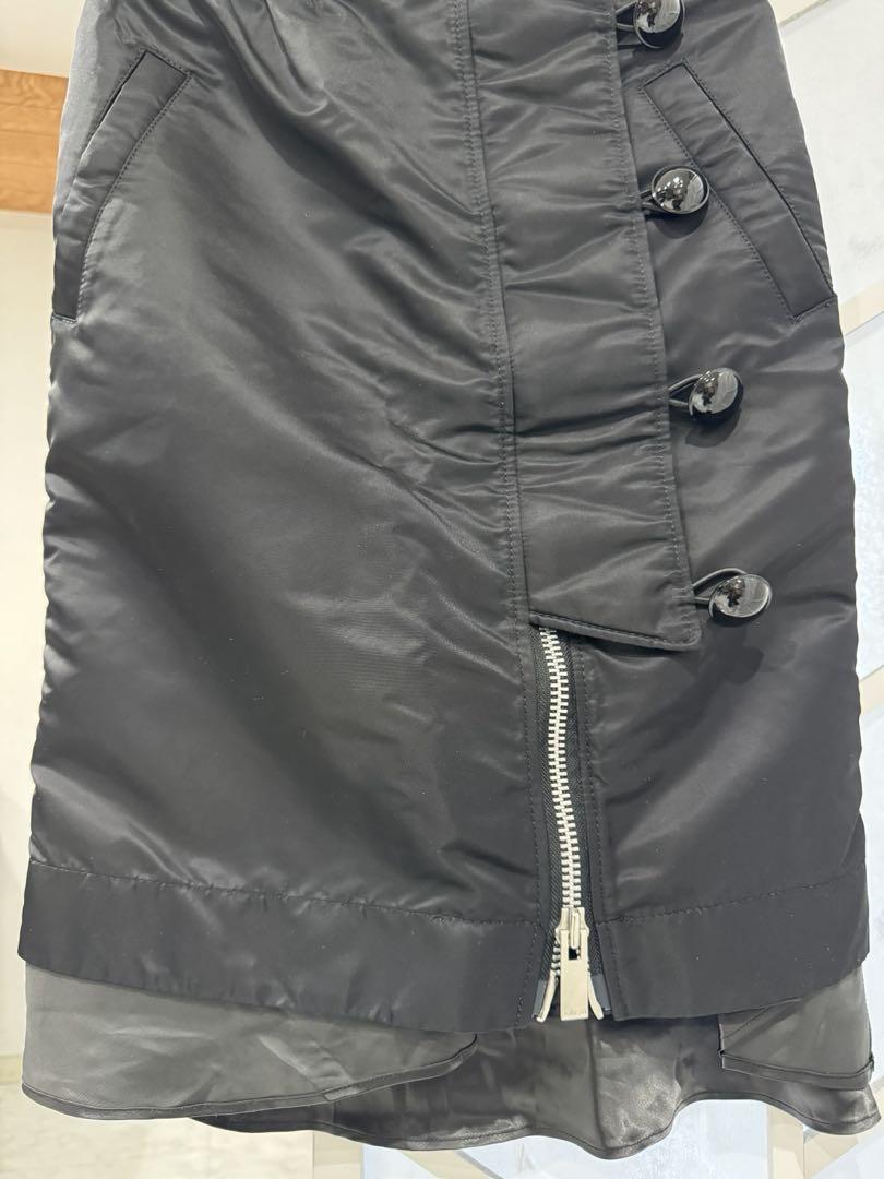 sacai サカイナイロンスカート