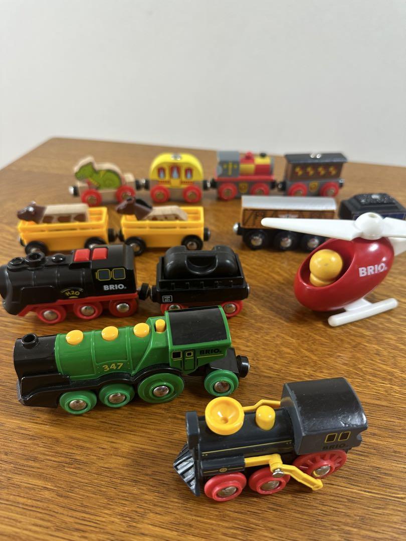 BRIO(ブリオ)機関車、スチームトレイン、サウンド、牛、馬、ワゴン、