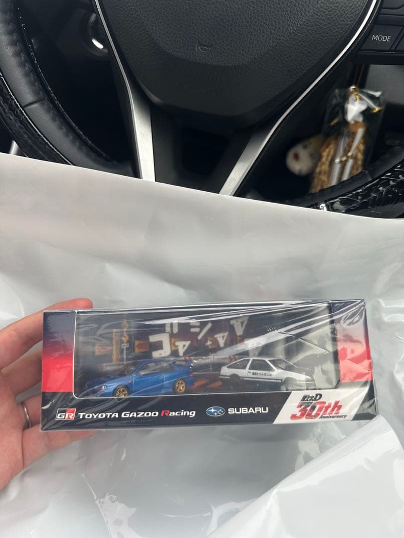 頭文字D 30th トレノ&インプレッサ富士スピードウェイ1500台限定ミニカー 頭文字D 30th 1/64トレノ&インプレッサ富士スピードウェイ1500台