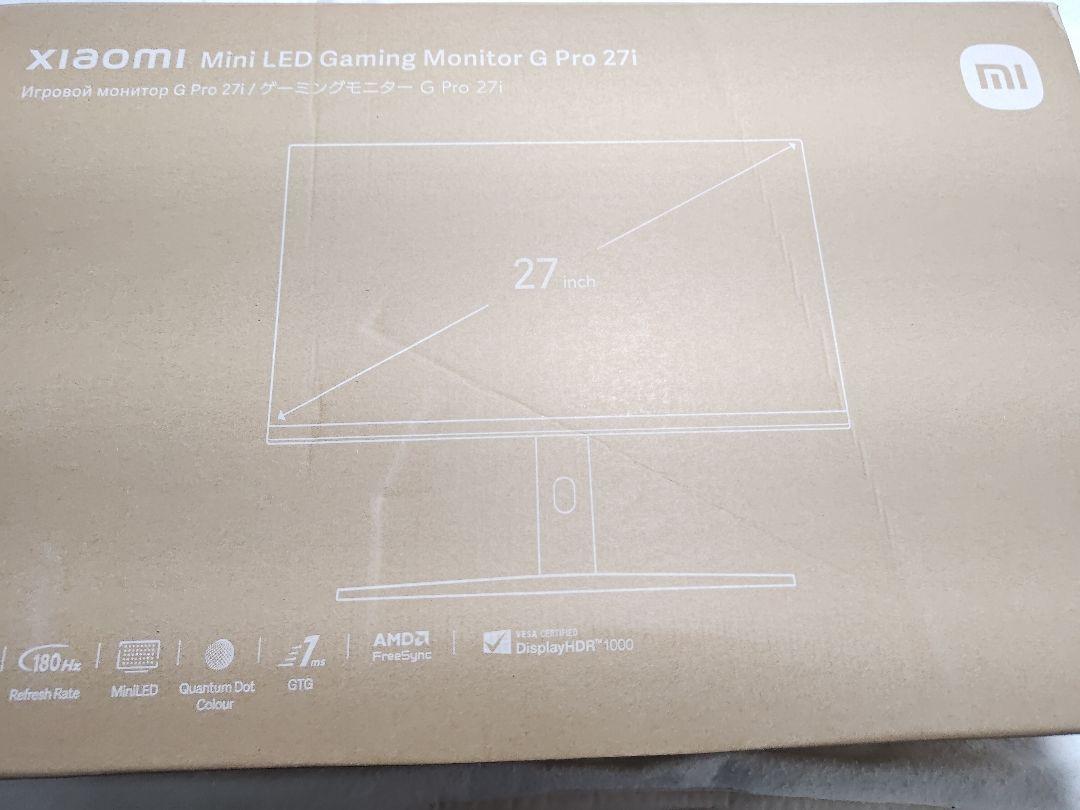 その他 Xiaomi Mini LED Gaming Monitor G Pro 27