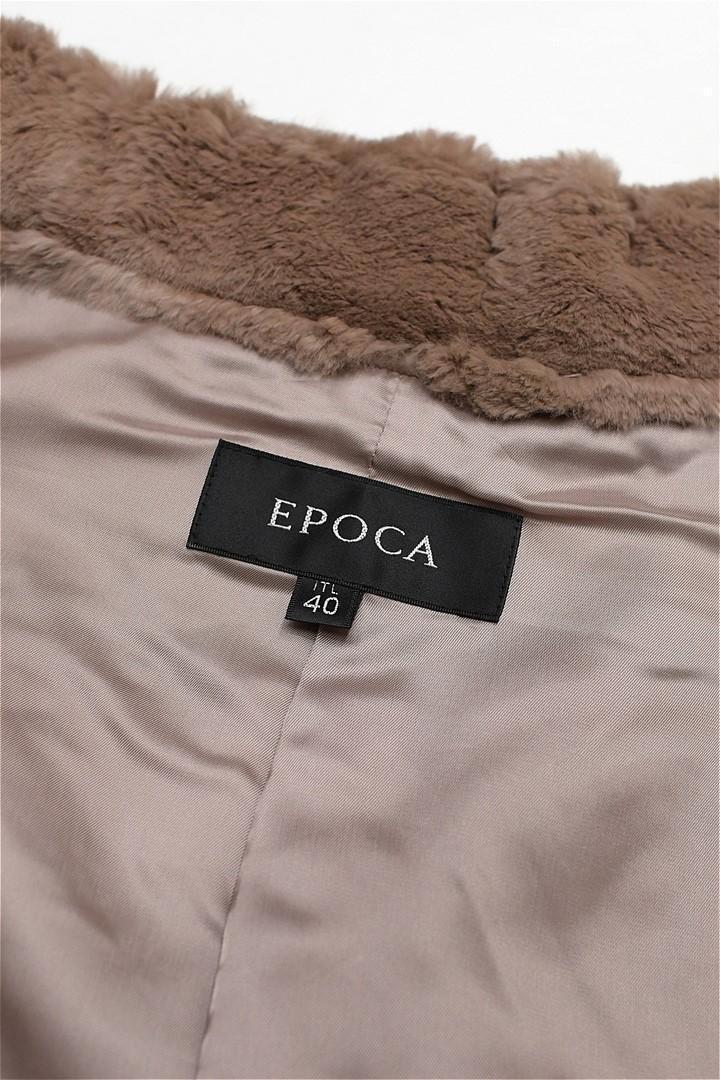 P284/EPOCA ラビットファーコート ボレロ ベルスリーブ 40