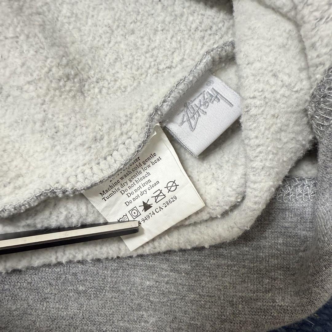 old stussy デカロゴ スウェット made in USA fabric