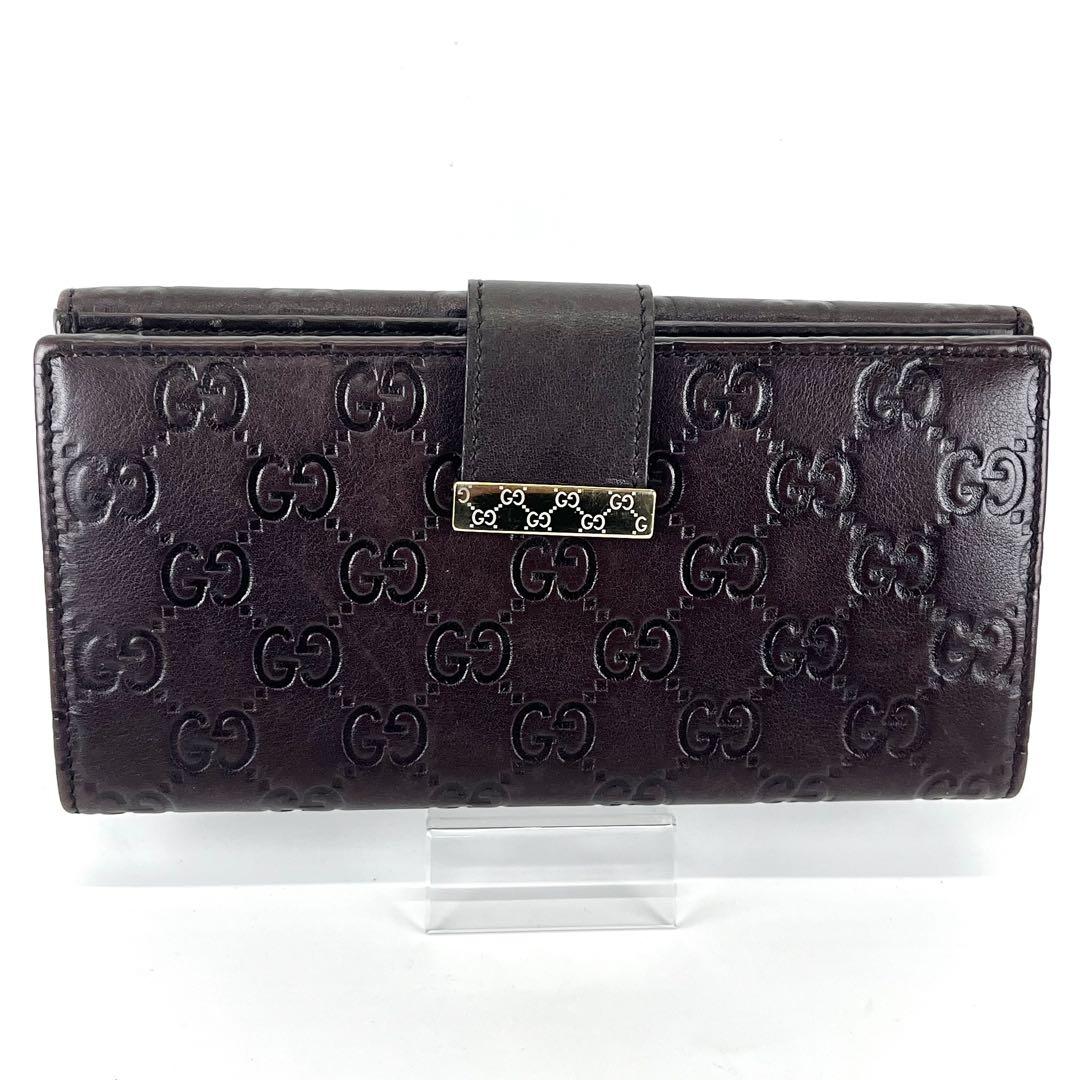 GUCCI グッチ　長財布　GG シマ