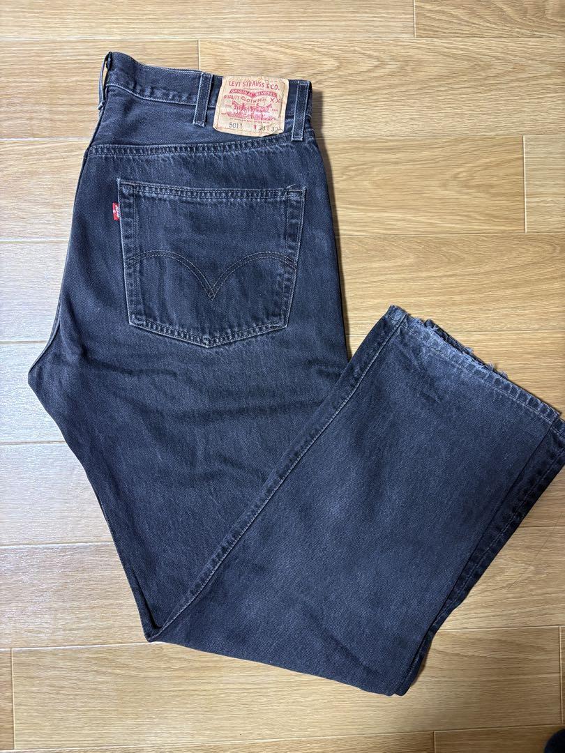 Levi's 501 ストレート デニム ブラック W38 L32