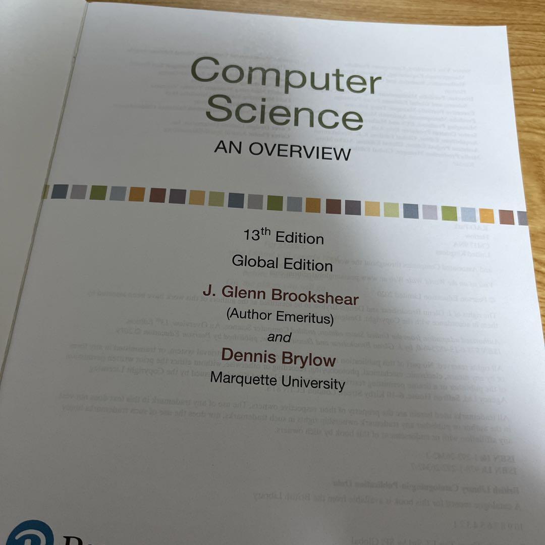 Computer Science: An Overview 第13版