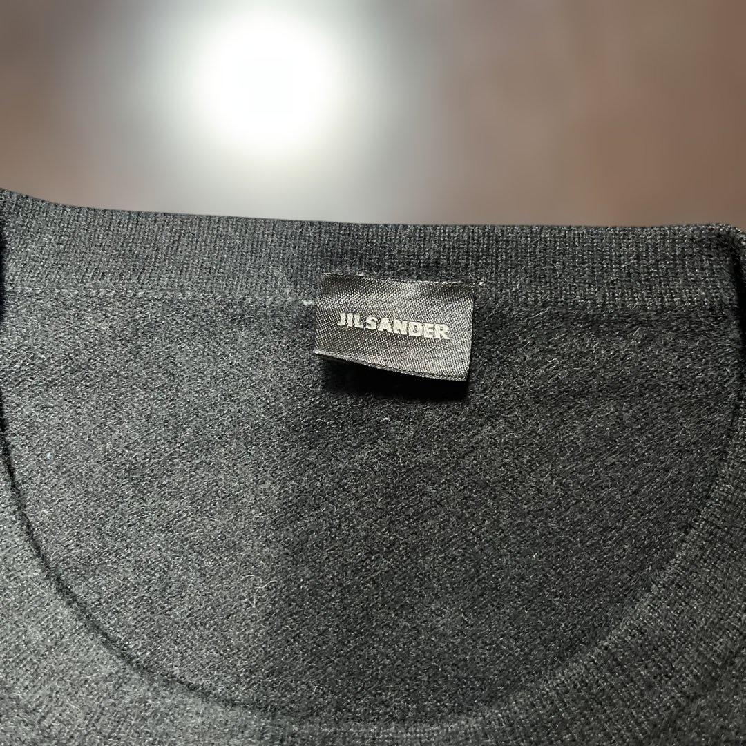 JIL SANDER ブラック 長袖カシミヤ ニット54 JIL SANDER ブラック 長袖カシミヤ ニット54