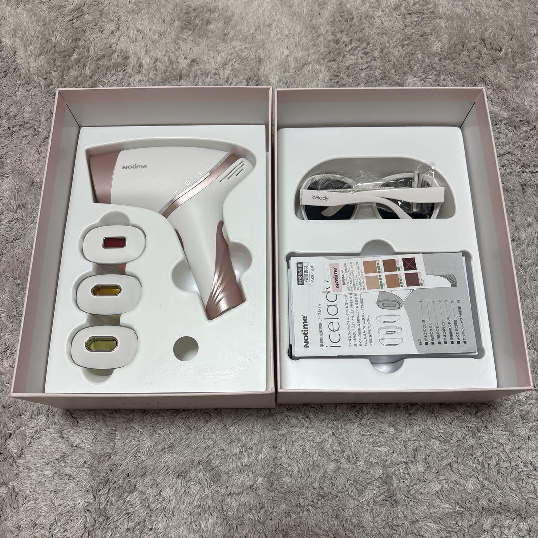 【開封未使用】 Notime　icelady　SKB-1808　家庭用光美容器 楽天市場】Notime icelady アイスレディ 全身脱毛器 家庭用光