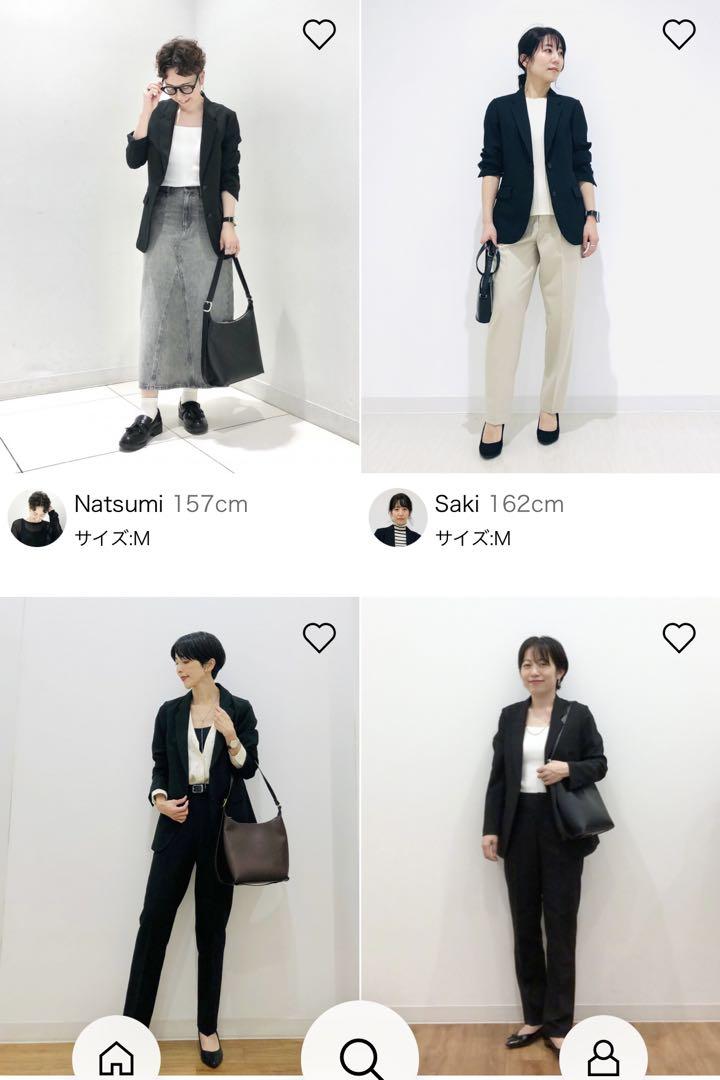新品 ユニクロ 感動ジャケット 感動スリムパンツ XL ブラック セットアップ
