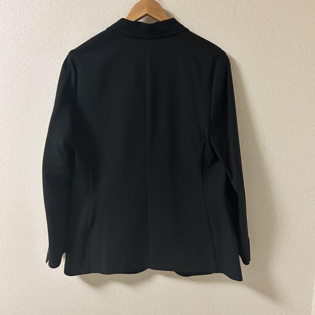 新品 ユニクロ 感動ジャケット 感動スリムパンツ XL ブラック セットアップ