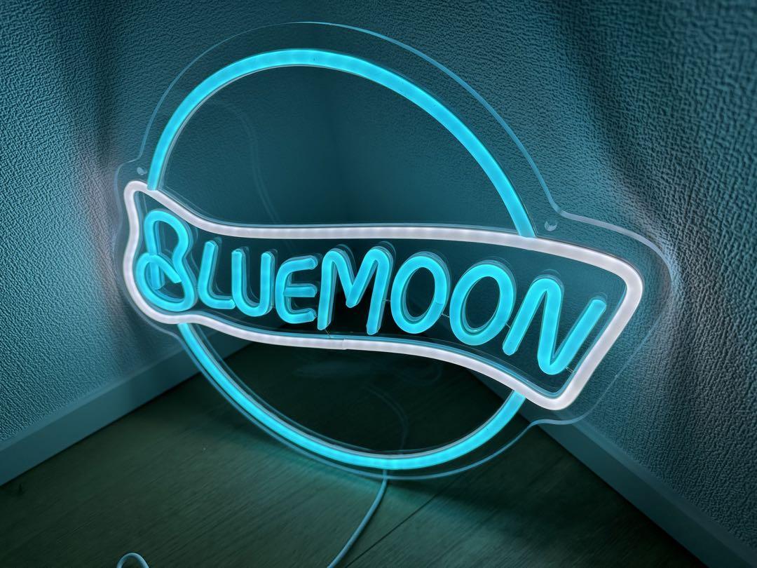 ブルームーン BLUE MOON LED ネオンサイン 海外 おしゃれ 照明