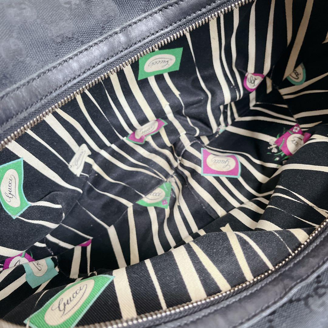 希少 GUCCI 黒 GG柄 スタッズ ワンショルダー バッグ Y2K - メルカリ