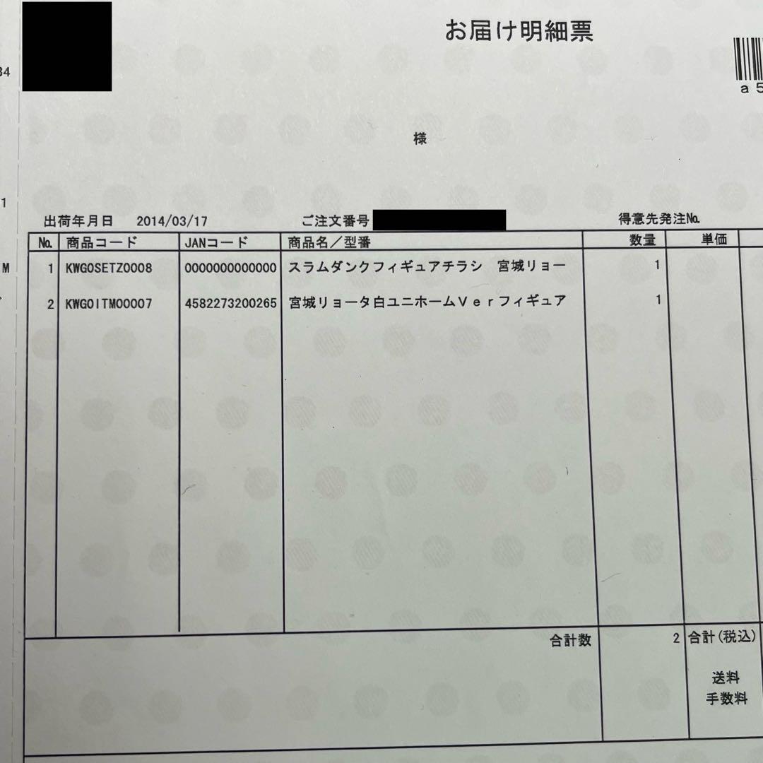 スラムダンク フィギュア 宮城リョータ 白ユニフォーム