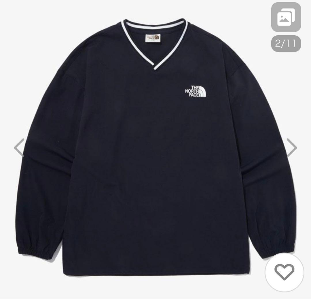 正規 新品✨ノースフェイス アイスラン V クルーネック ネイビー XL 海外