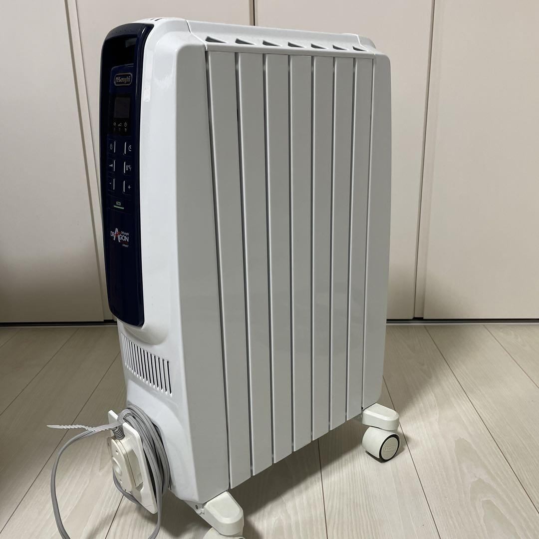 DeLonghi QSD0712 オイルヒーター 1200W Amazon | デロンギ:ドラゴンデジタルスマート オイルヒーター