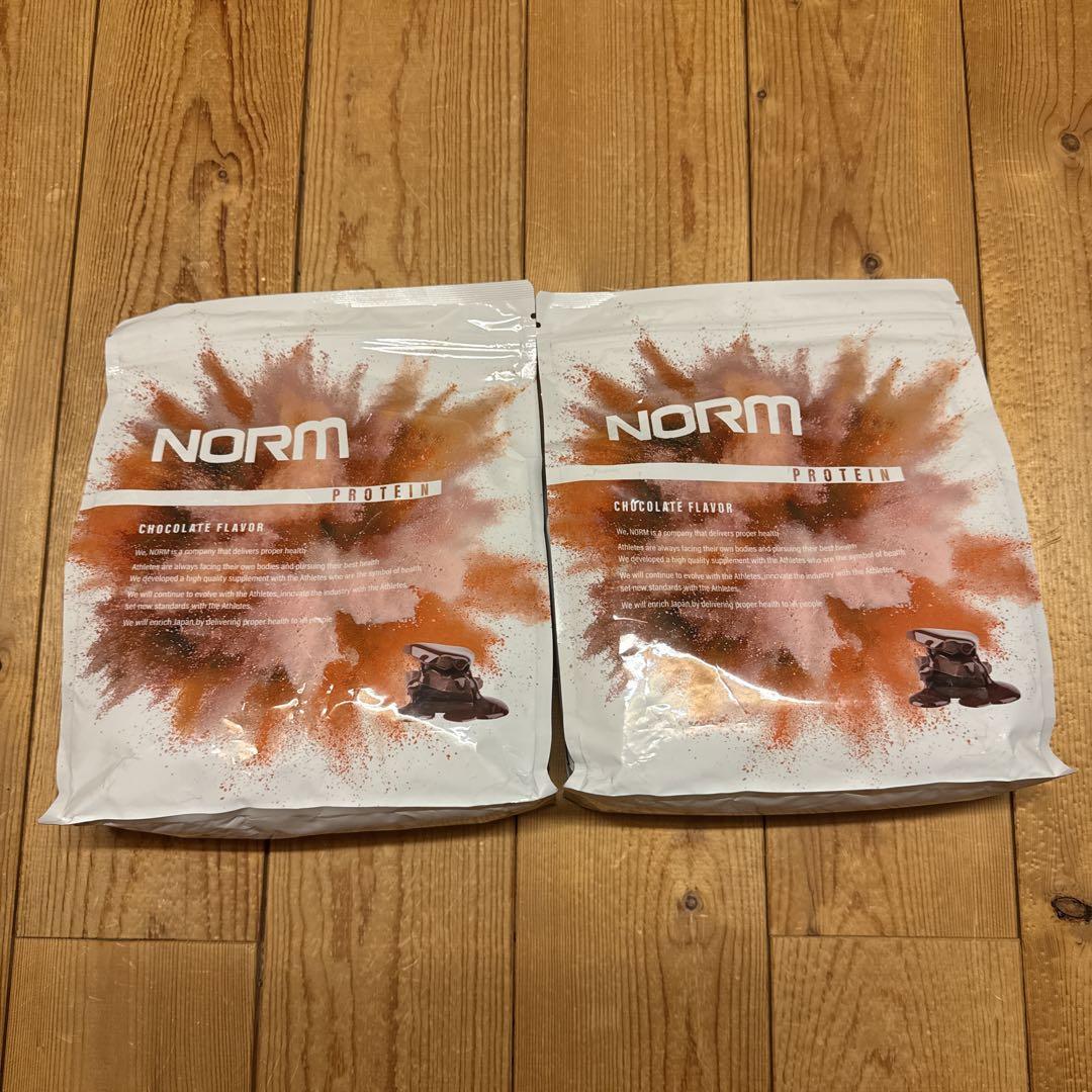 NORM ノームホエイプロテイン　1kg×2袋セット　チョコレート　新品未開封