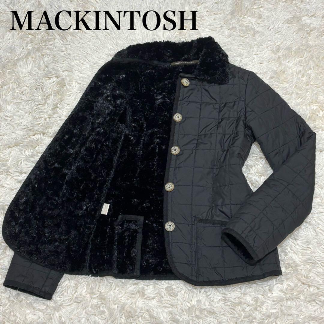 MACKINTOSH マッキントッシュ　キルティングコート　ボア　34