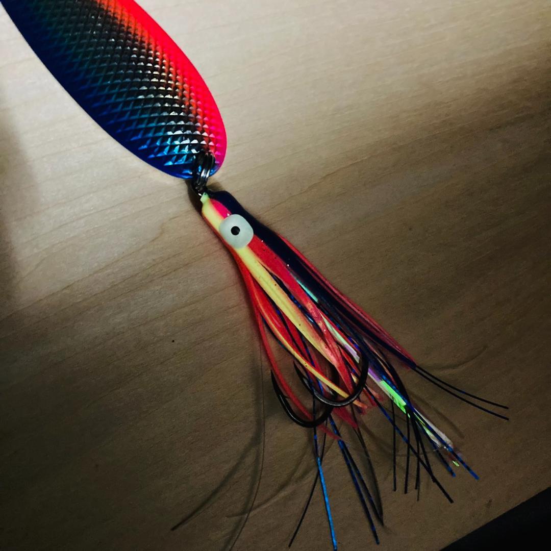未使用 ダイワ アキアジ スプーン40g タコベイトセット 鮭