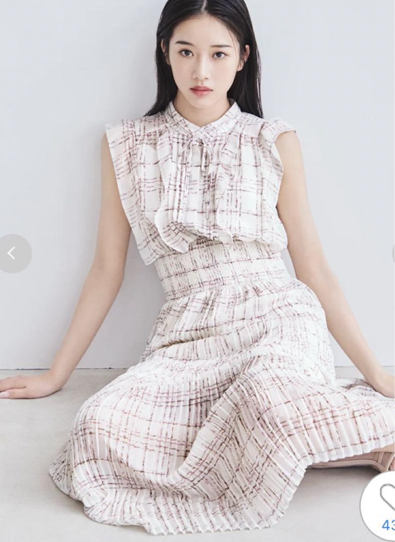 【新品未使用タグ付き】snidel Sustainableフリル ワンピース