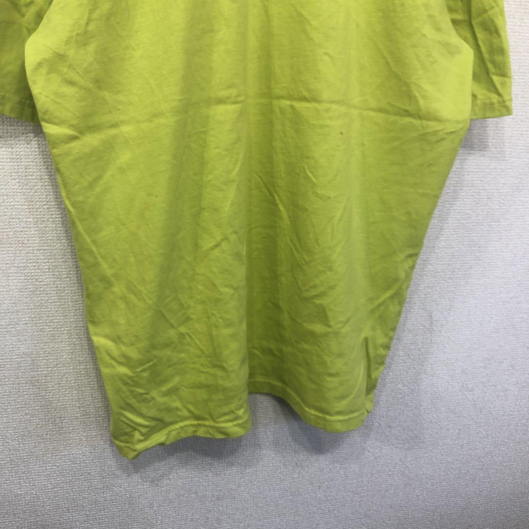 ナイキ　tシャツ ロゴ　ライムグリーン　アメリカ古着　 XL 729