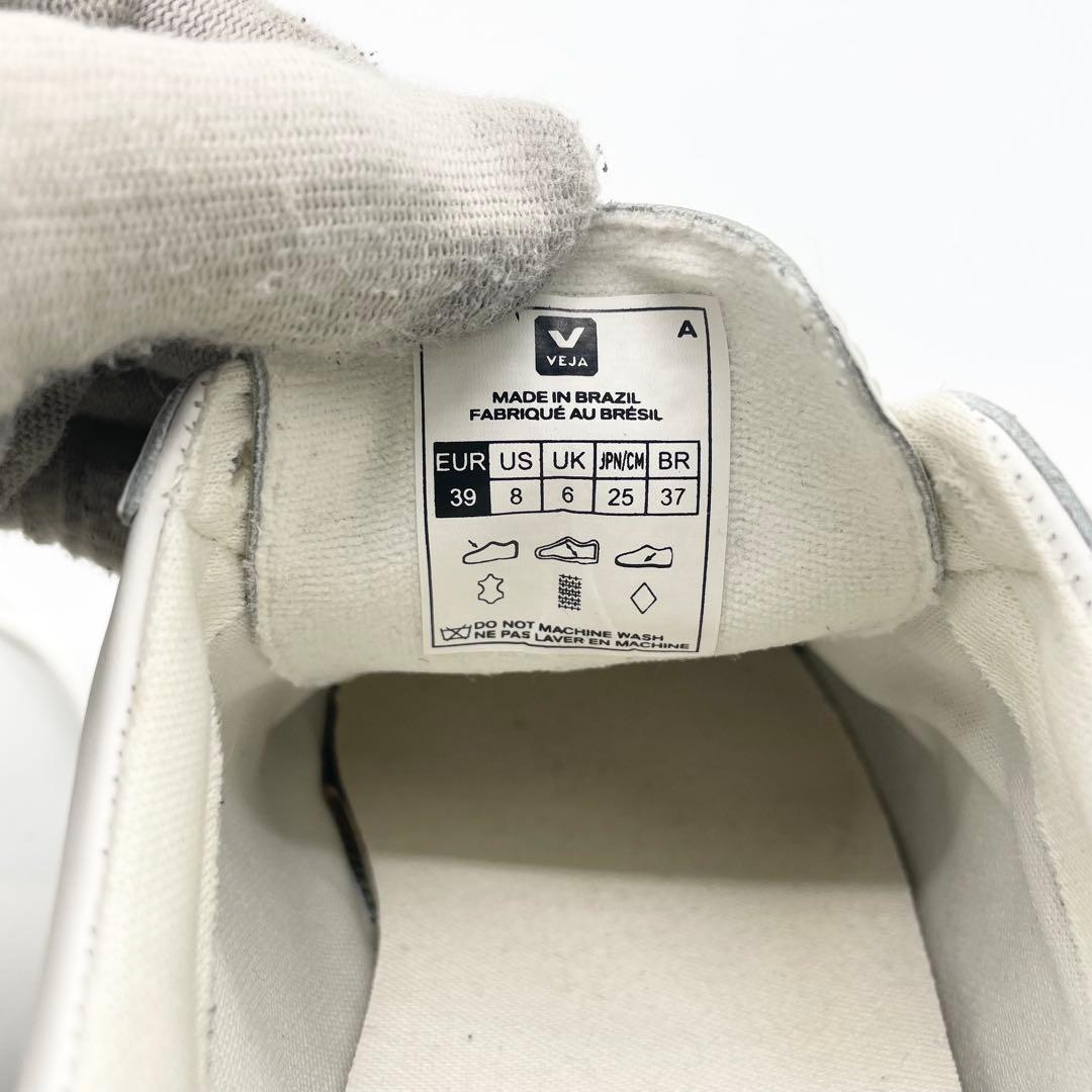 【美品】VEJA ESPLAR LOGO LEATHER スニーカー 25cm 【美品】VEJA ESPLAR LOGO LEATHER スニーカー 25cm