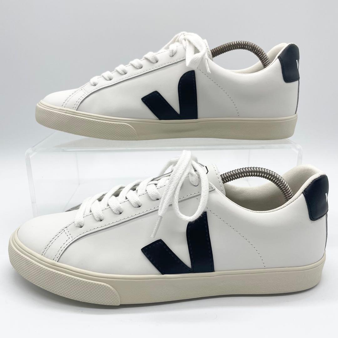 【美品】VEJA ESPLAR LOGO LEATHER スニーカー 25cm 【美品】VEJA ESPLAR LOGO LEATHER スニーカー 25cm