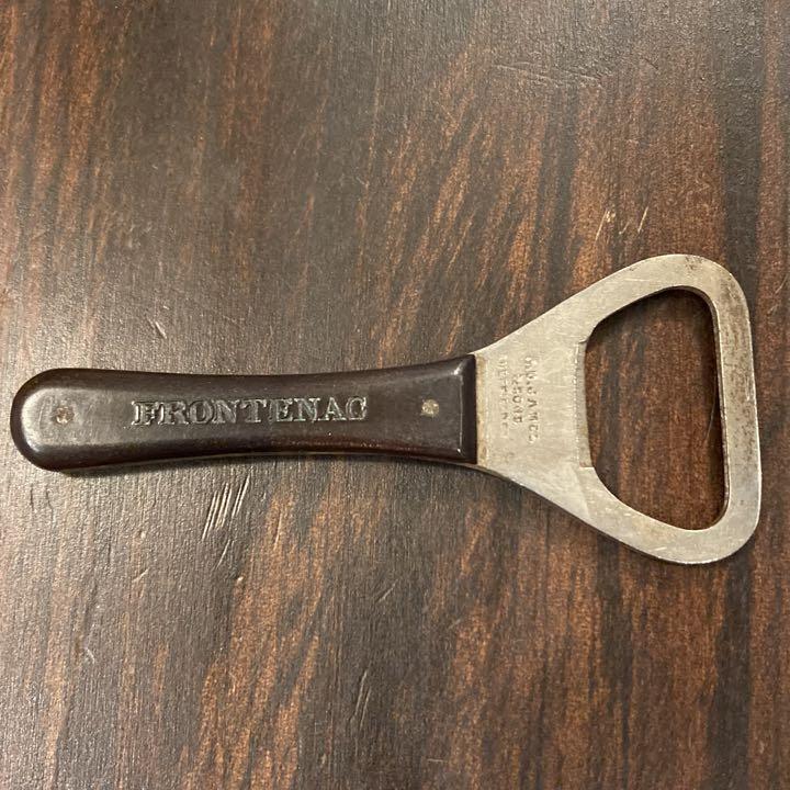 US ヴィンテージ ボトルオープナー 栓抜きFRONTENAC