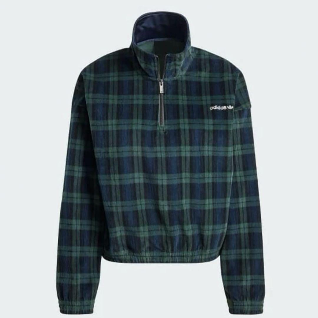 韓国 adidas TARTAN HALF ZIP コーデュロイ ジップアップ - メルカリ 韓国 adidas TARTAN HALF ZIP コーデュロイ ジップアップ - メルカリ