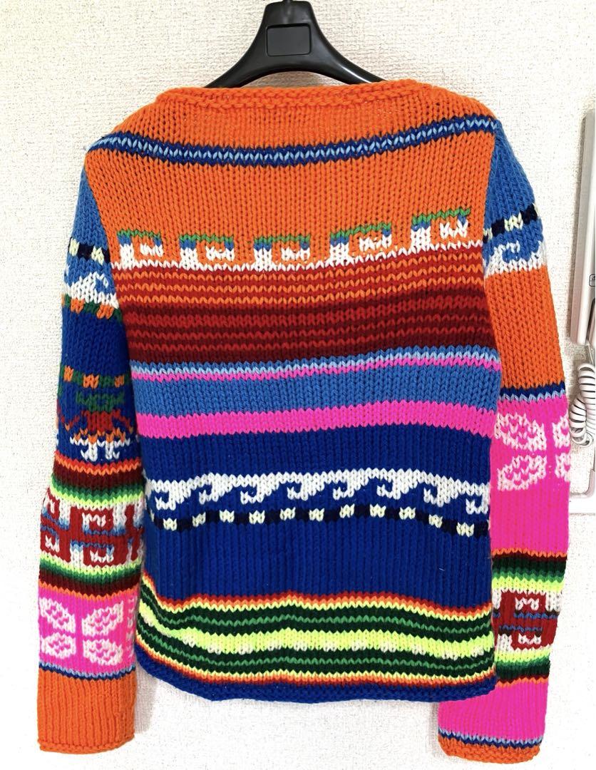 ZUCCa/ズッカ アクリルニットクロシェ編み レディースM ヴィンテージ