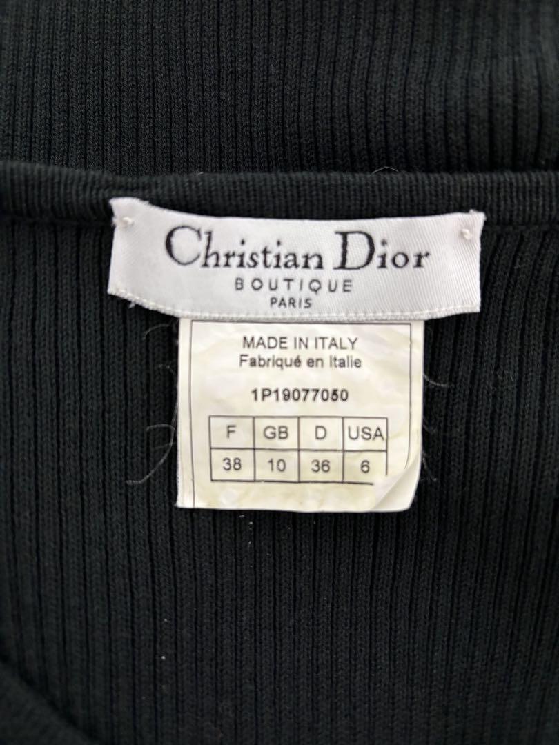 Christian Dior コットンカーディガン　ヴィンテージ