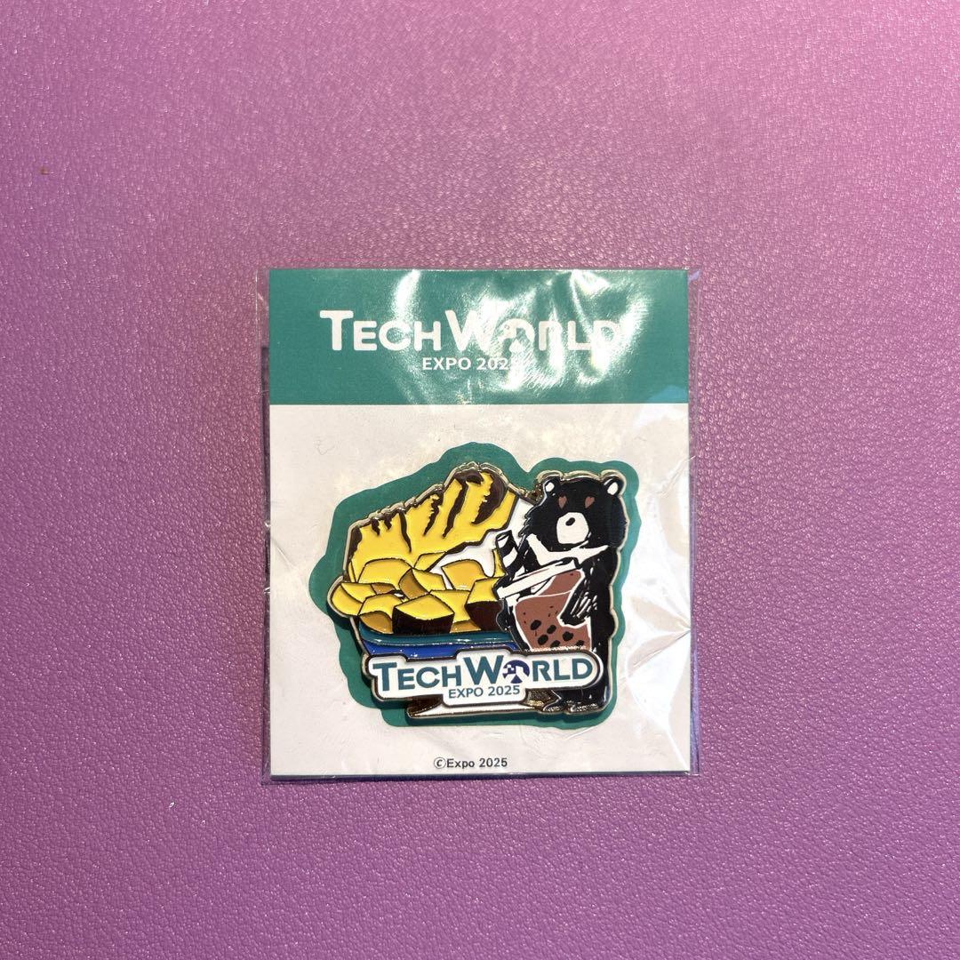 TECH WORLD EXPO 2025 ピンバッジ 3個セット 大阪万博 EXPO2025 TECH WORLD テックワールド ピンバッジ