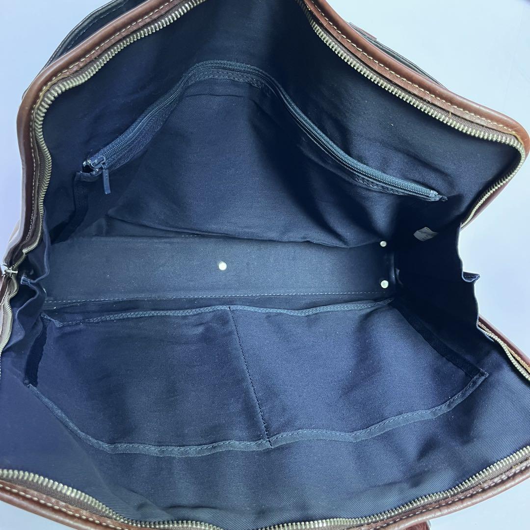 セール中⚡美品✨DEUX MONCX デュモンクス ビジネスバッグ シボ革
