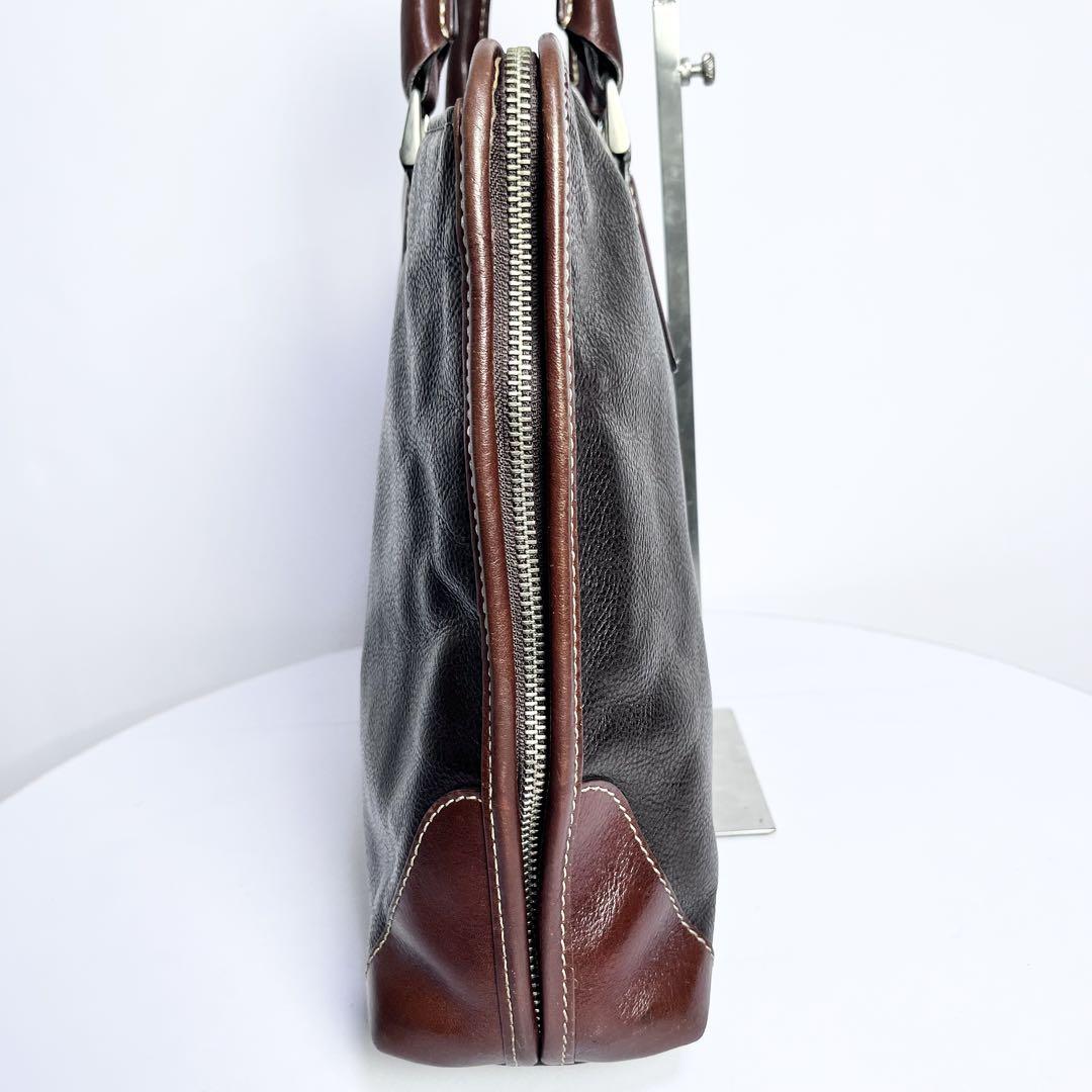 セール中⚡美品✨DEUX MONCX デュモンクス ビジネスバッグ シボ革