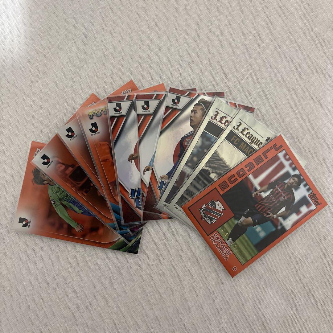 topps jリーグ 2024 25シリアル 10枚セット