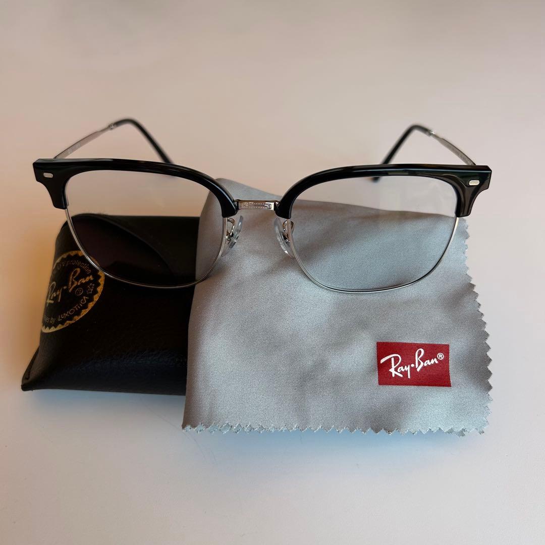 Ray-Ban ボストン型 メガネ ブラック