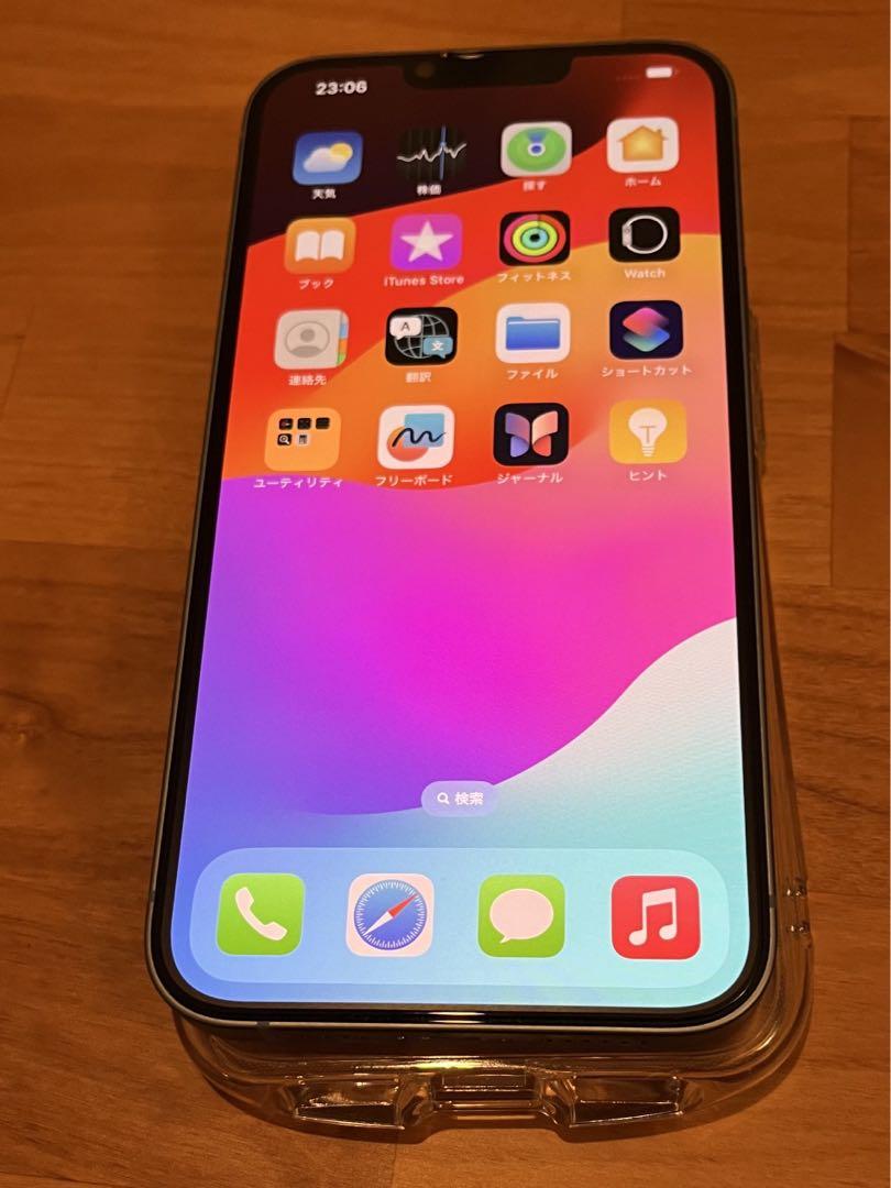 保証期間内 iPhone 14 Plus 256GB ブルー SIMフリー 画像2