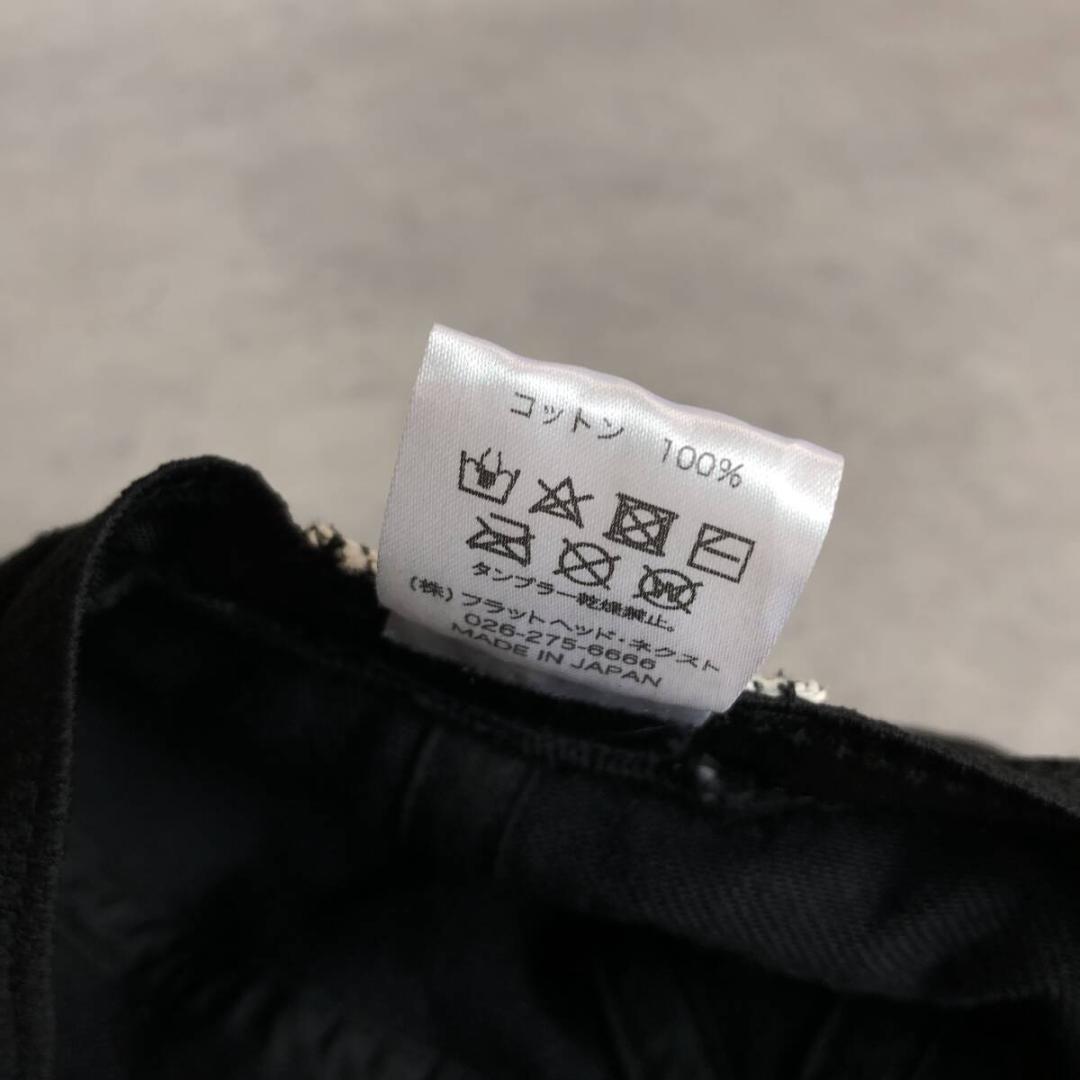店内商品がすべてレジにて半額！！ FLAT GQ2303◇THE HEAD コットンキャスケット◇2◇黒 : 帽子