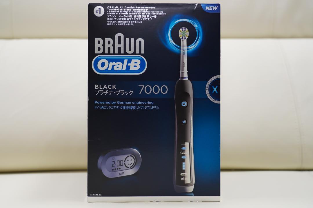 正規.未使用) BRAUN ブラウン オーラルB 電動歯ブラシ プラチナブラック 7000 家電・スマホ・カメラ 