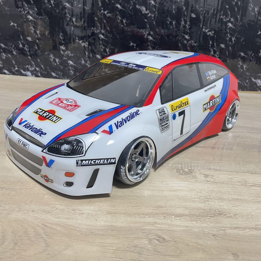 京商 フォードフォーカス 1/10 ラジコンボディ ford 塗装済み