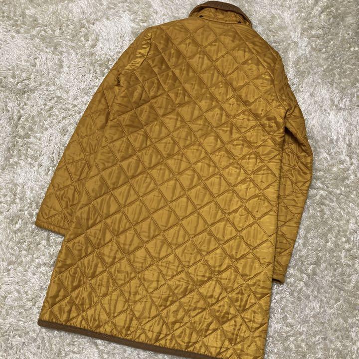 人気最安値 LAVENHAM×LIBERTY 花柄 キルティングジャケット イエロー 38 wnbFK-m43898521820 格安最新品
