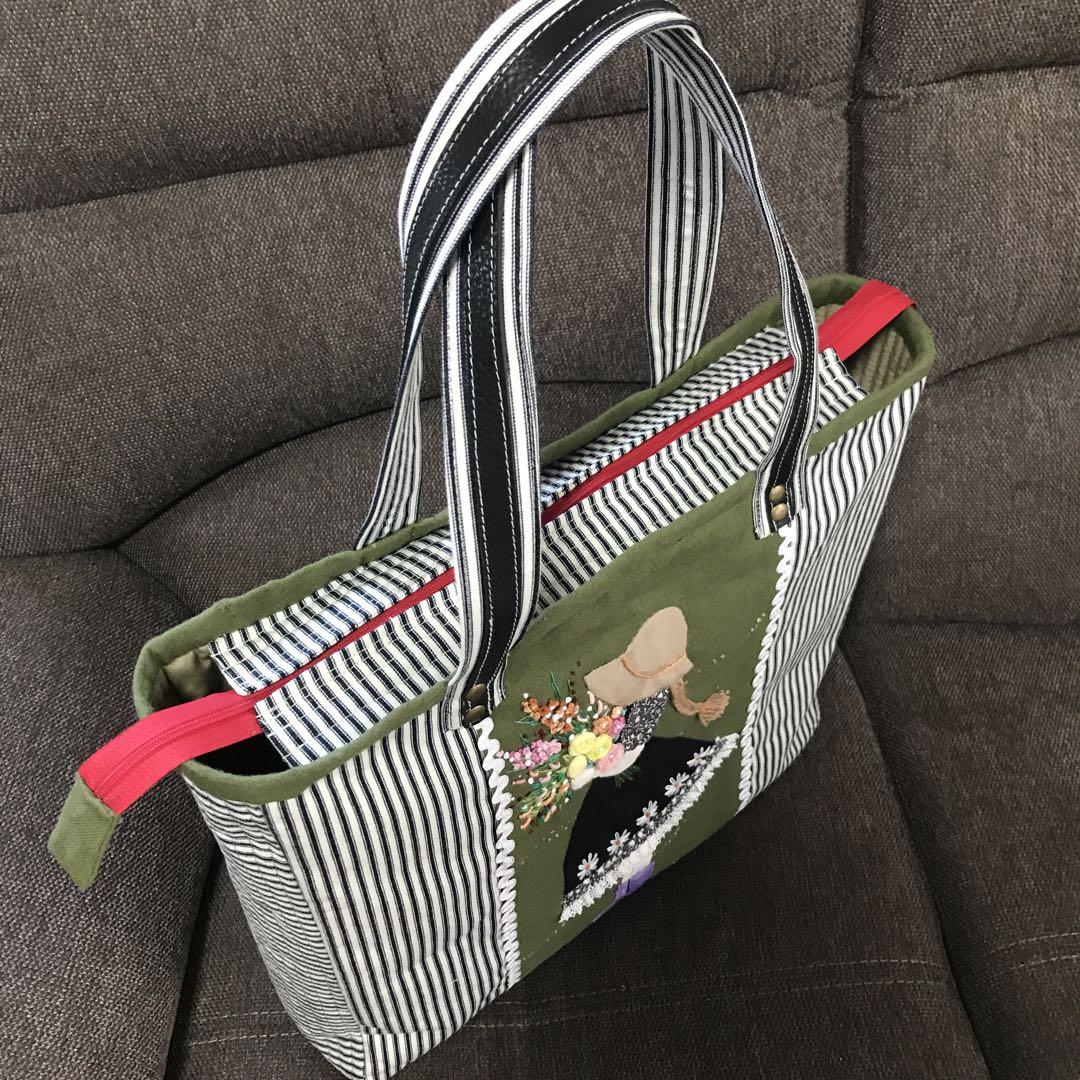 6.パッチワークバッグハンドメイド