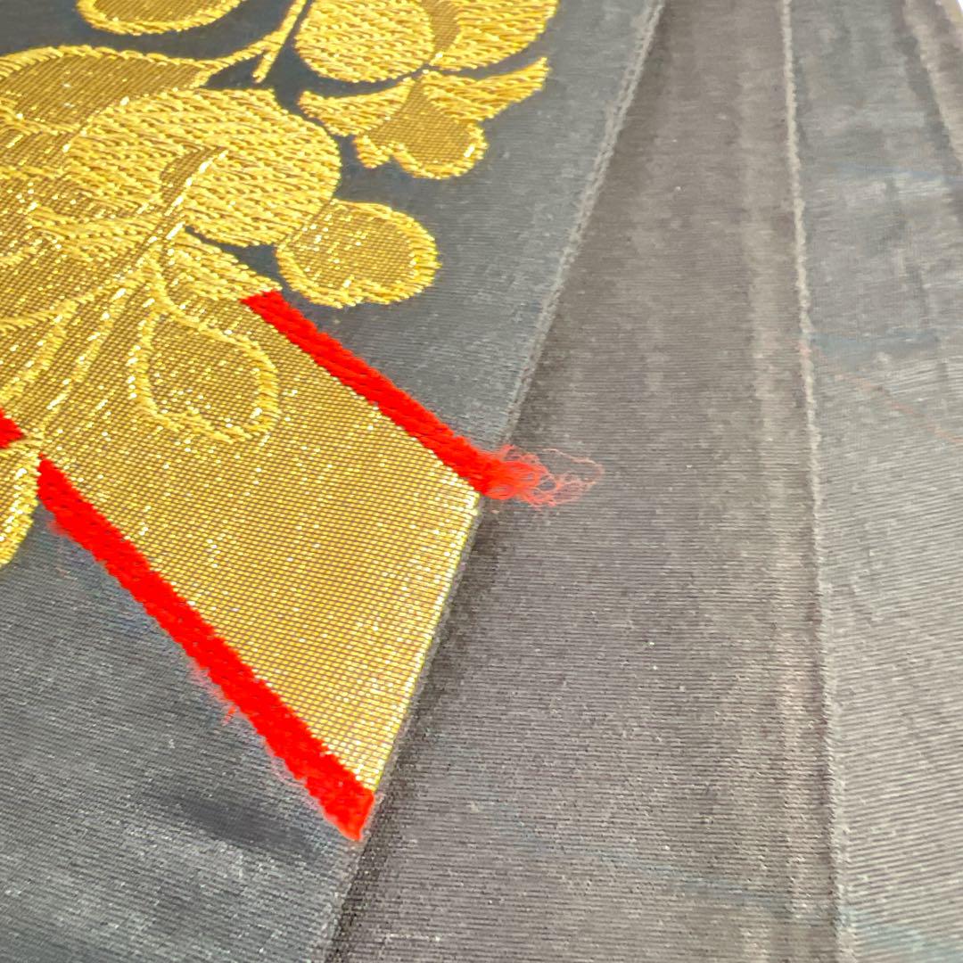 袋帯　正絹　西陣特撰　金糸　銀糸　牡丹　藤　竹　着物　064t 袋帯 正絹 西陣特撰 金糸 銀糸 牡丹 藤 竹 着物 064t - メルカリ