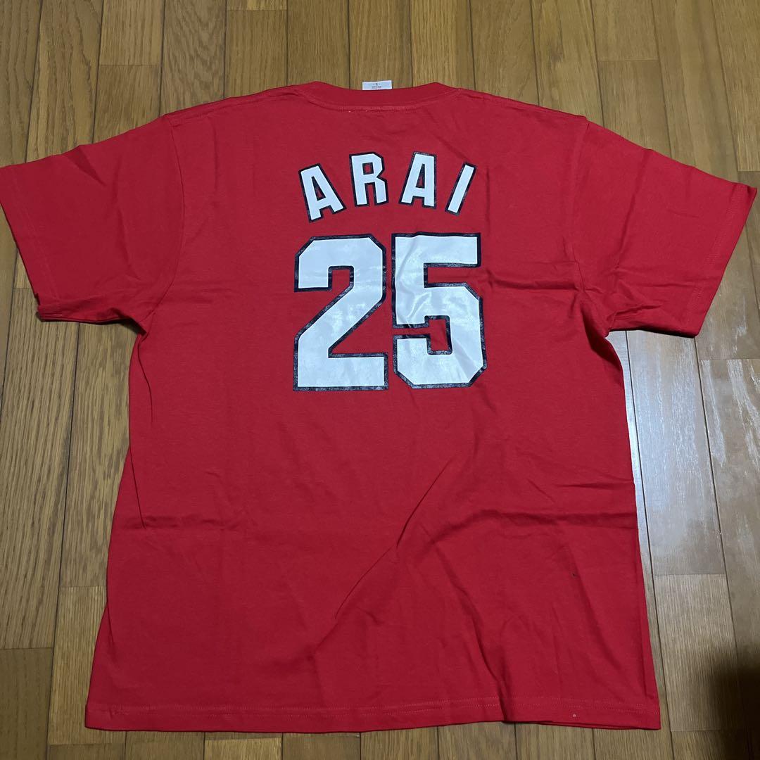新井貴浩　サイン入り！カープ　Tシャツ　フリーサイズ 新井貴浩 サイン入り！カープ Tシャツ フリーサイズ
