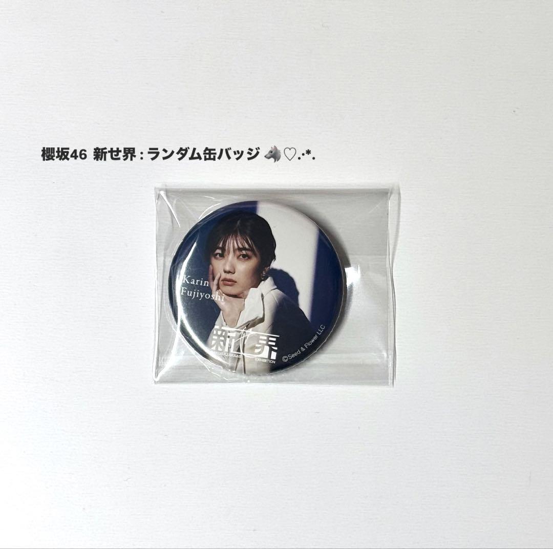 櫻坂46 藤吉夏鈴 新せ界缶バッジ - メルカリ